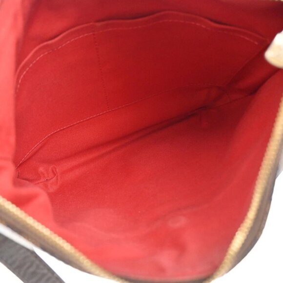 LOUIS VUITTON Bloomsbury PM Shoulder Bag Damier Leather Brown - Picture 9 of 16